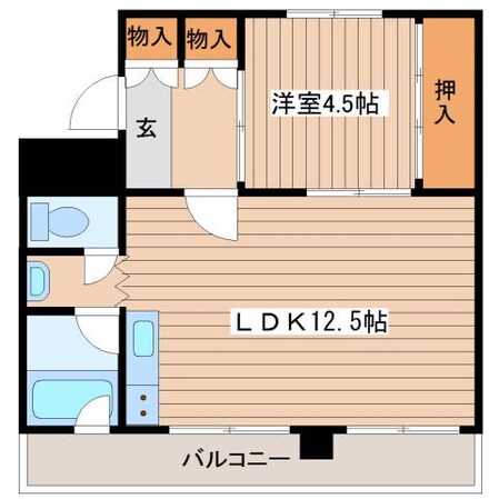 ビレッジハウス新川2号棟の物件間取画像